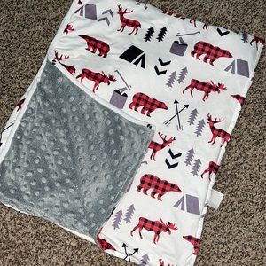Baby Boy Receiving Blanket